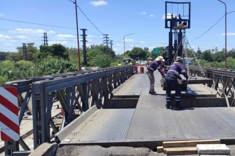 Encaran los últimos trabajos de reparación del Puente Carretero