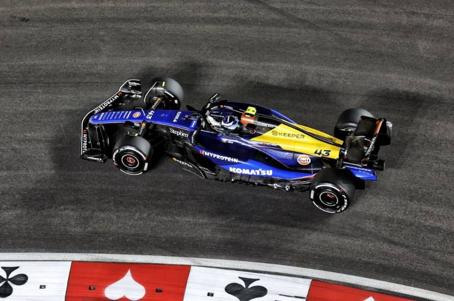 Colapinto largó último y terminó en el puesto 14 en el Gran Premio de Las Vegas