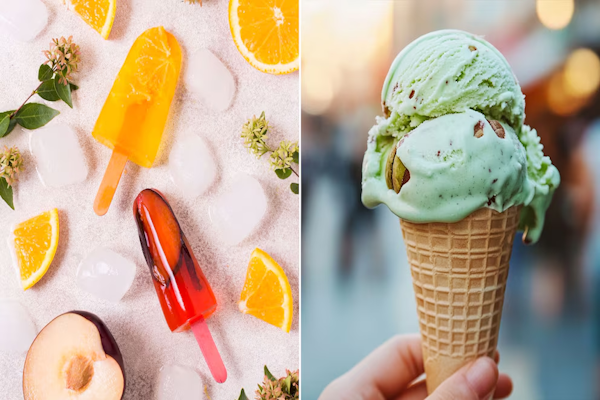 Helado saludable: ¿Crema o al agua?