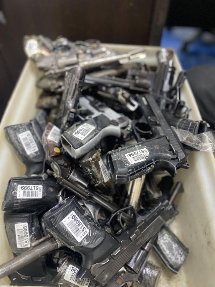 El MPA entregó 1.512 armas de fuego y 15.000 cartuchos secuestrados 