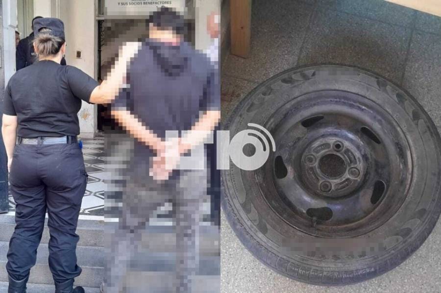 Detuvieron a un ladrón de ruedas en el macrocentro