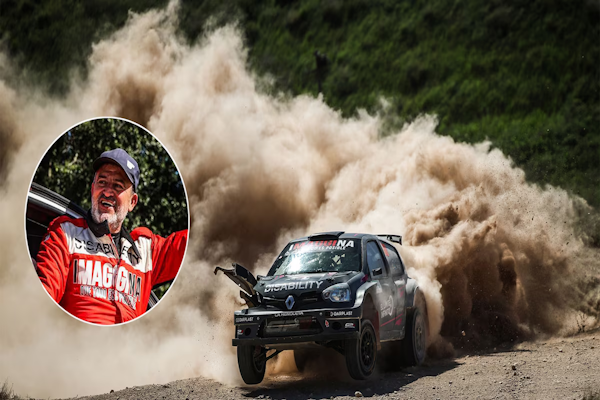 Rally Argentino: el primer navegante con discapacidad en ser campeón