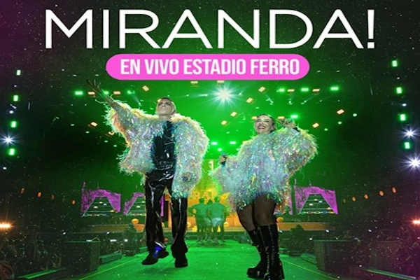 Miranda! lanza por YouTube su show en Ferro