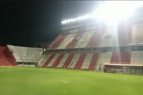 Sudamericana: preocupa en Unión la obra de la iluminación