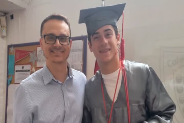 Franco Colapinto terminó el colegio secundario