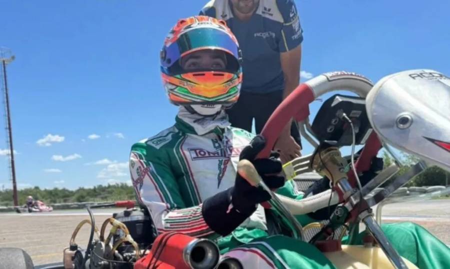 Franco Colapinto regresó a sus raíces: vueltas en karting y momentos con sus fans
