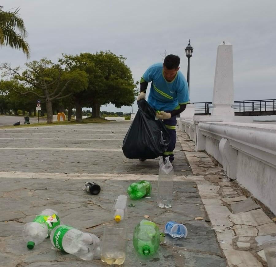  Hubo controles nocturnos y limpieza en el primer día del año