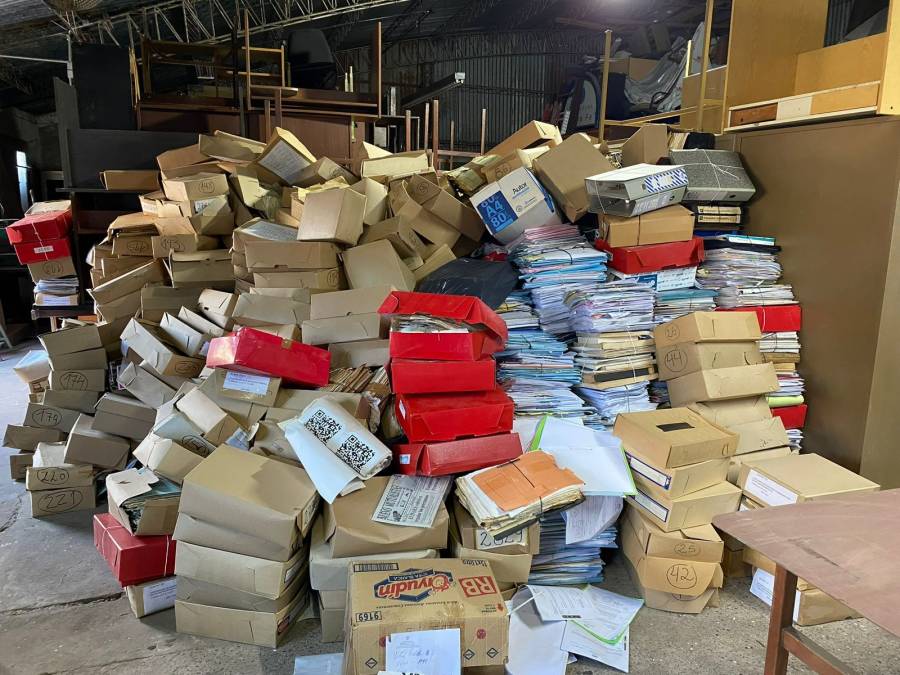 Desarrollo Productivo descartó 14 toneladas de papel