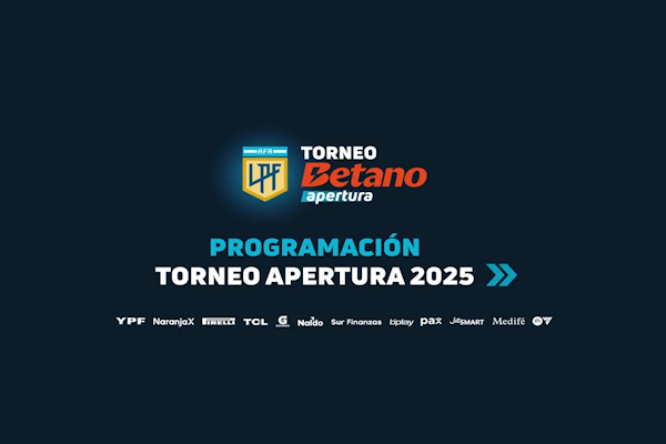 Liga Profesional: cronograma de las primeras diez fechas del Torneo Apertura