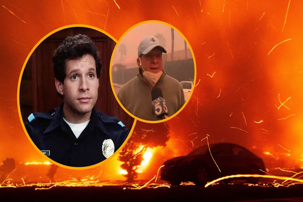 Incendios de California: actor de “Locademia de policía” tuvo acción heroica