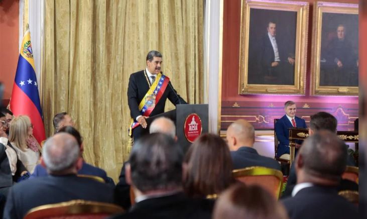 Nicolás Maduro reasumió en medio del fuerte rechazo local e internacional y tildó a Javier Milei de 