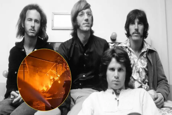Los Ángeles: La casa donde se escribió un éxito de The Doors, quedó destruida