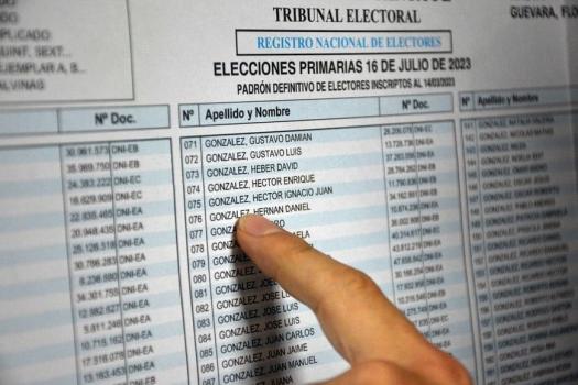 Está publicado el Padrón Provisional para las elecciones de convencionales reformadores y de autoridades locales