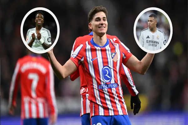 Goleadores: Julián Álvarez superó a Vinícius e igualó a Kylian Mbappé 