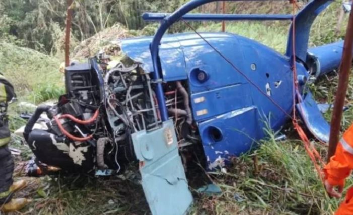 Tragedia en Brasil: dos muertos y dos sobrevivientes tras la caída de un helicóptero