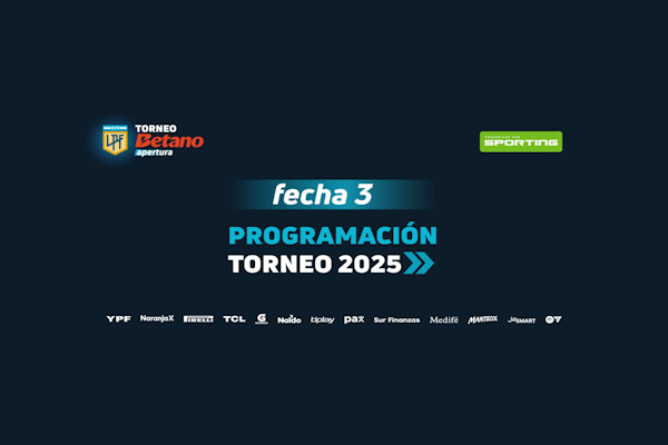 LPF: jornada para la 3ª jornada