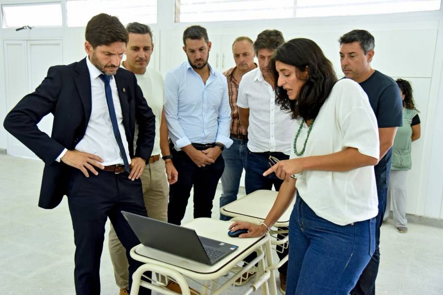 Provincia avanza con obras de infraestructura de cara al inicio del ciclo lectivo