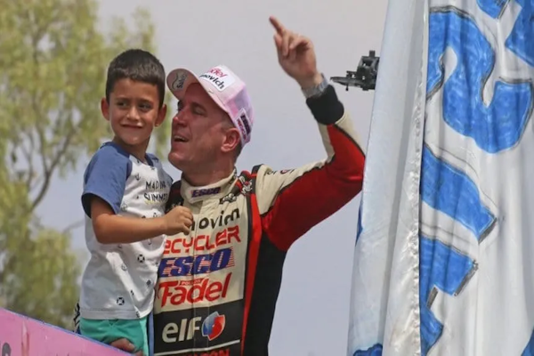 Karting santafesino: Werner emocionado tras el debut de su hijo