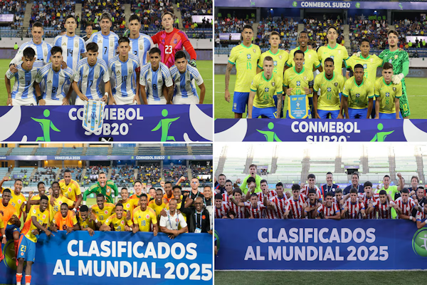 Mundial Sub 20: todos los clasificados al Mundial de Chile