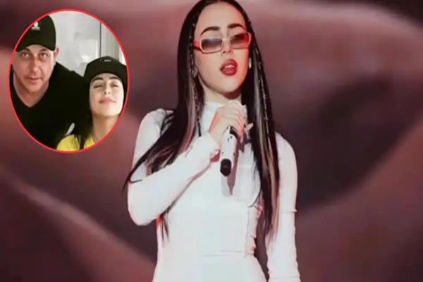 Nicki Nicole le dedicó una canción a su padre en Chile