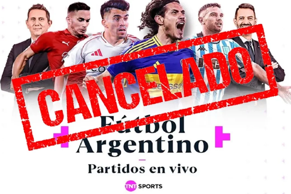 TNT Sports y no podrá vender partidos fuera del pack fútbol