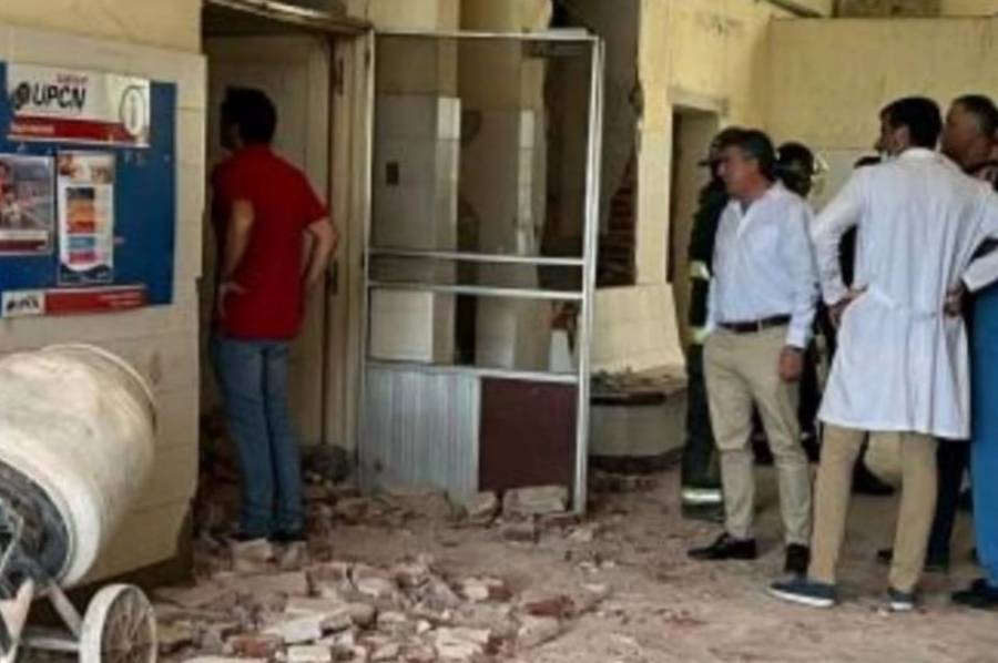 Derrumbe en el Cullen: sigue en terapia uno de los obreros
