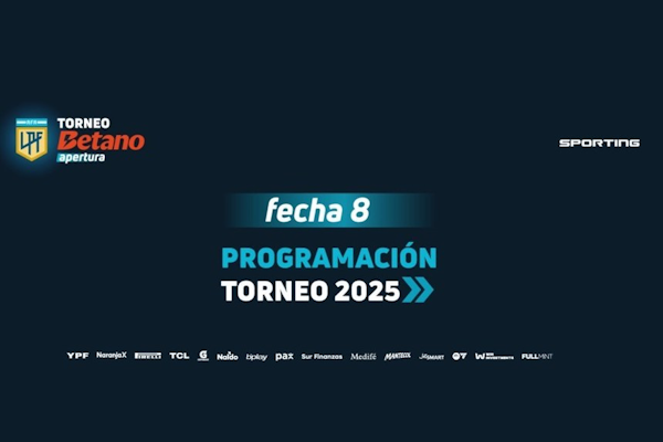 LPF: calendario para la 8ª jornada