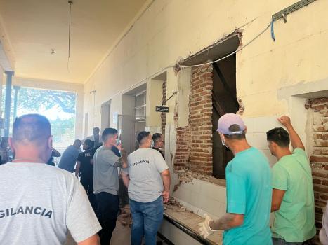 Murió el obrero herido en el derrumbe en el Cullen