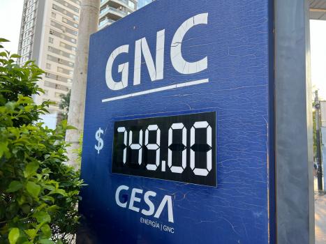 Nuevo incremento del GNC en la ciudad 