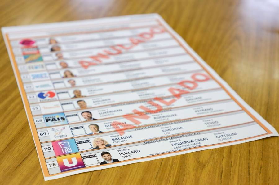 La Secretaría Electoral de la Provincia exhibió las Boletas Únicas 