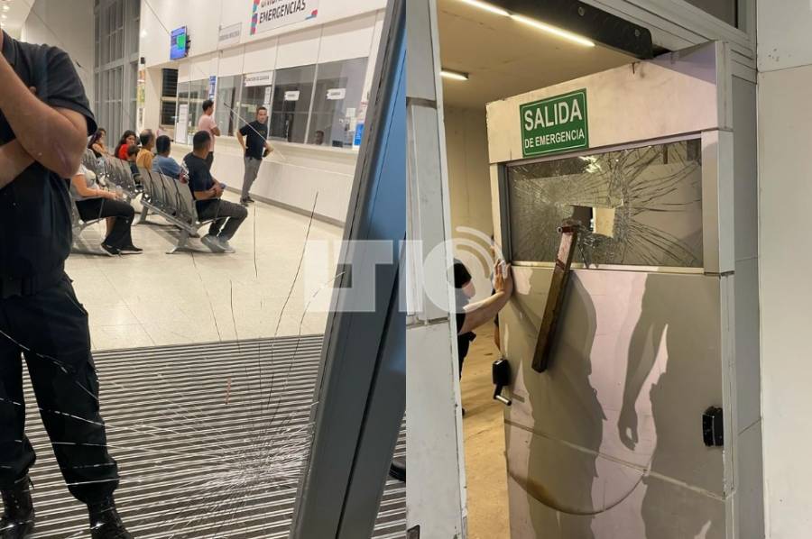 Familiares del hombre apuñalado causaron destrozos en el Iturraspe