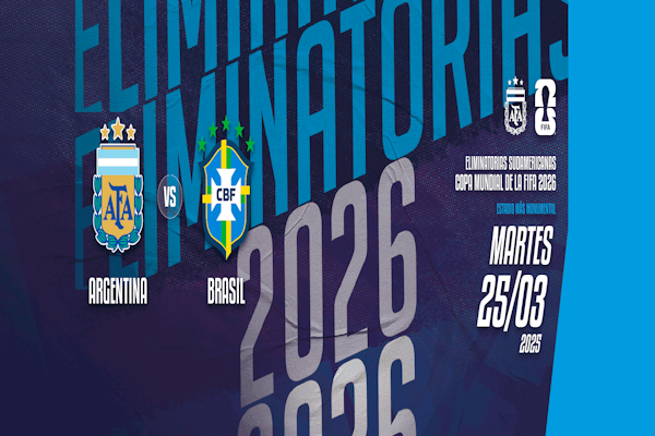 Argentina vs. Brasil, por las eliminatorias sudamericanas 2026