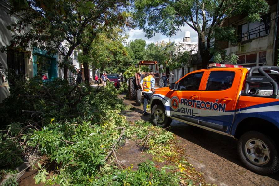 Provincia atiende la situación de las localidades del sur santafesino afectadas por el temporal 
