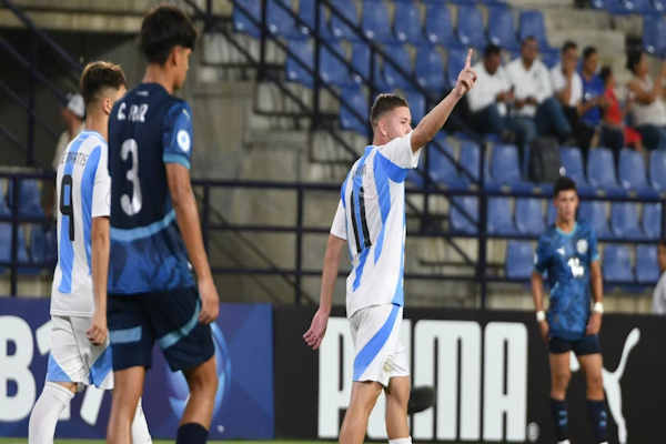 Sudamericano Sub 17: Argentina goleó 4-1 a Paraguay