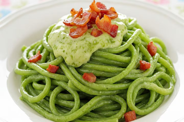 Los fideos verdes que te van a enamorar