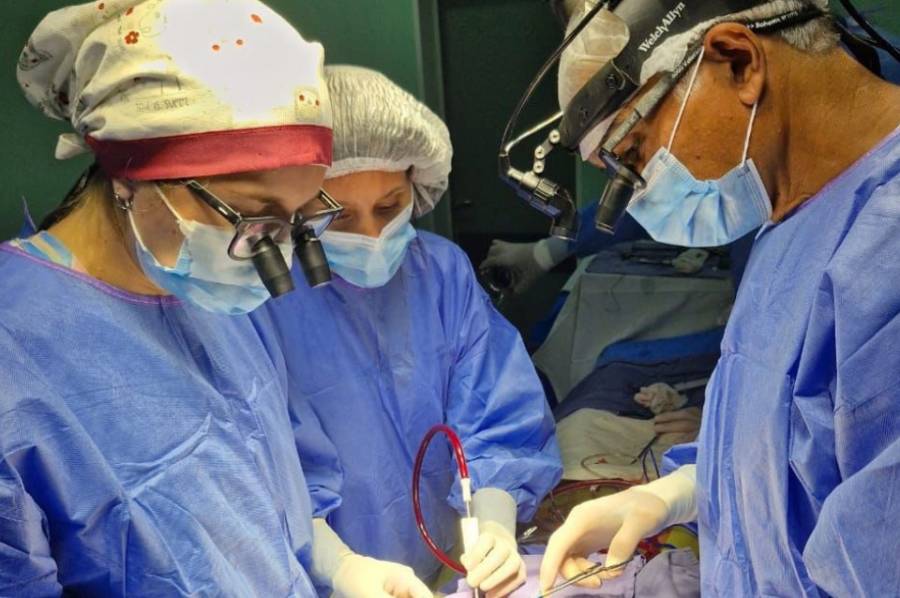 Se realizó la primera cirugía de Ross a un paciente en el Hospital Cullen