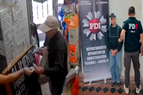 Detuvieron al anciano de 83 años que asaltó un comercio 