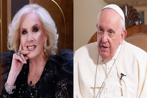 La carta que el papa Francisco le escribió a Mirtha Legrand 