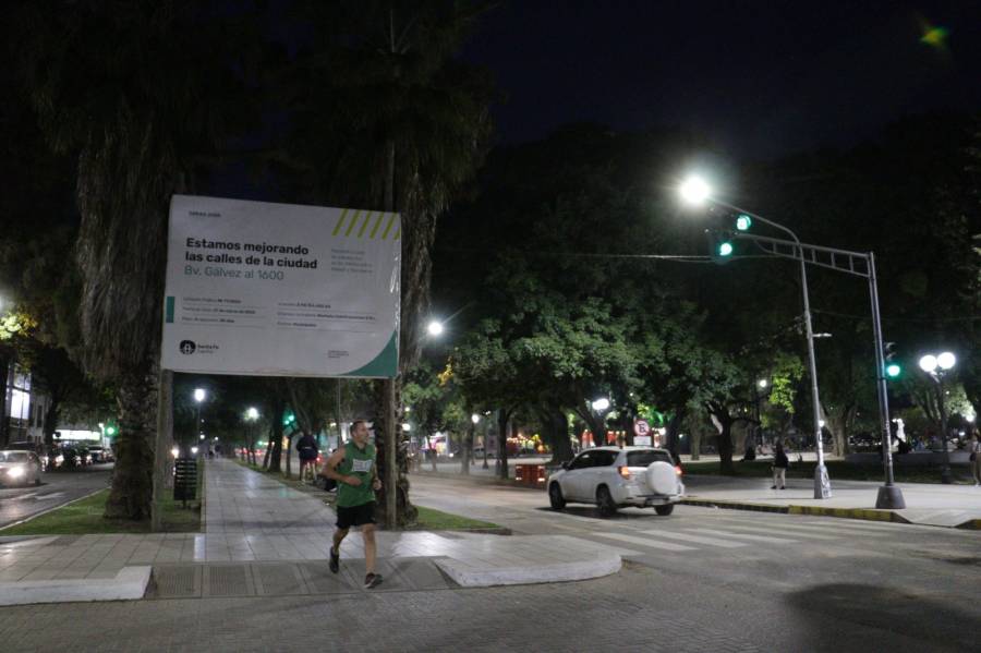 Se reparó el hundimiento de Bulevar Gálvez al 1600 y quedó habilitado el tránsito