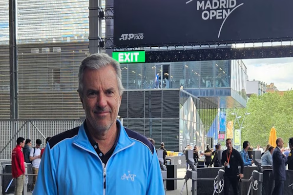 Frana viajó al Mutua Open para seguir de cerca a los albicelestes
