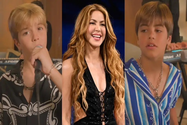 Los hijos de Shakira debutaron como artistas musicales
