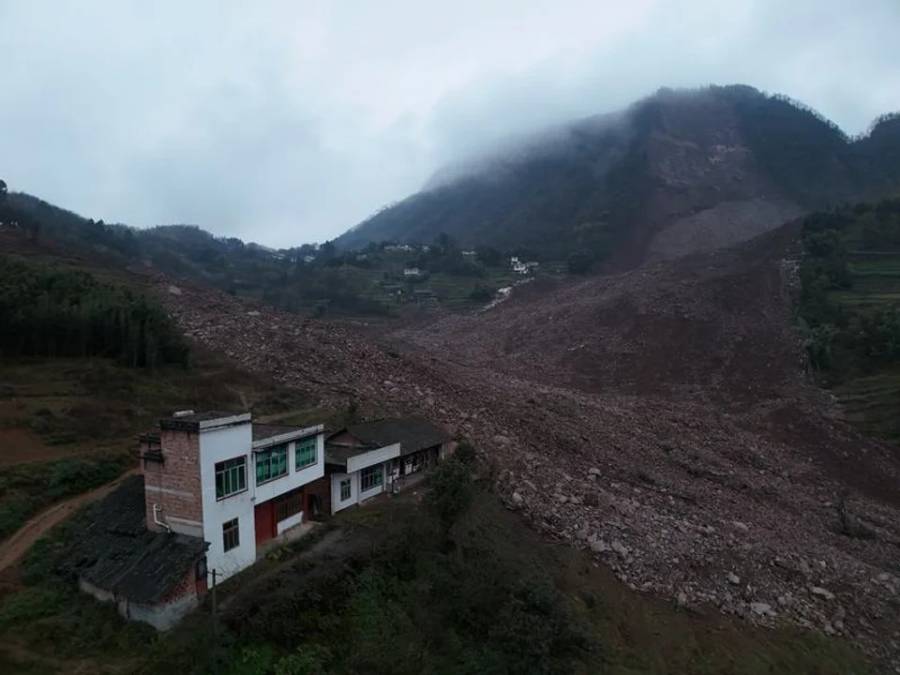 Deslizamiento de tierra en China provocó cuatro víctimas fatales