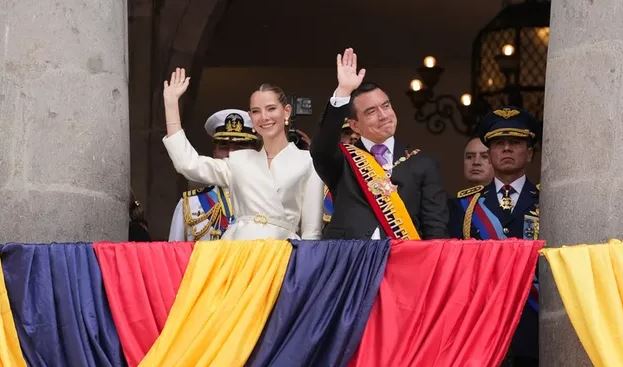 Ecuador: Daniel Noboa juró como presidente para los próximos cuatro años