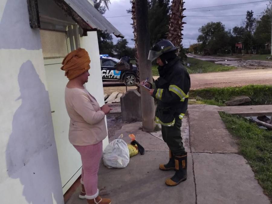 Vera: Provincia asistió a los evacuados durante la noche, mientras el 90% de la ciudad ya se recuperó del temporal
