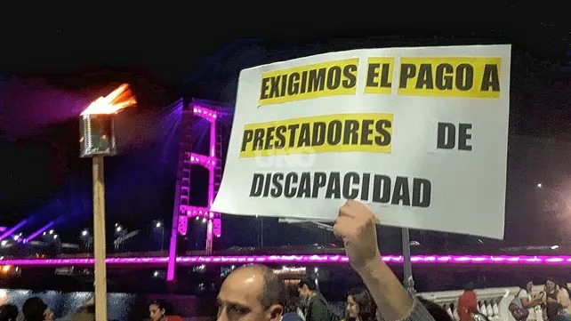 Movilización por la crisis en el sistema de discapacidad