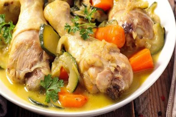 Receta de estofado de pollo con papas