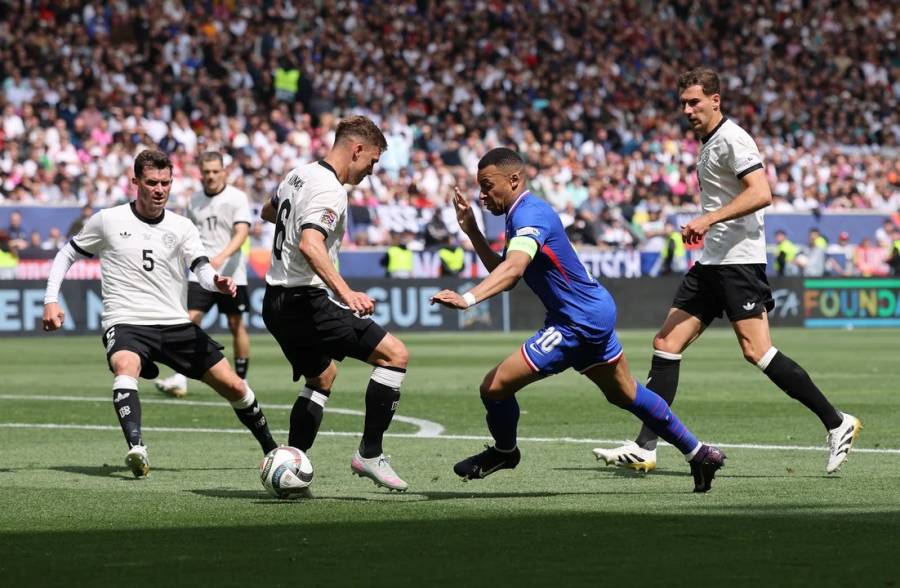 Francia le ganó a Alemania y se metió en el podio de la Nations League