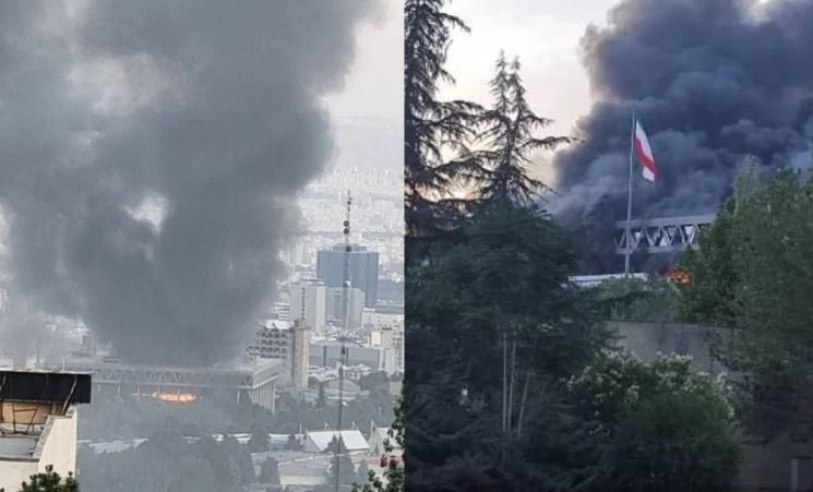 Israel bombardeó la TV estatal iraní en plena transmisión en vivo