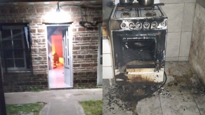 Un hombre sufrió quemaduras tras la explosión de una garrafa en su casa