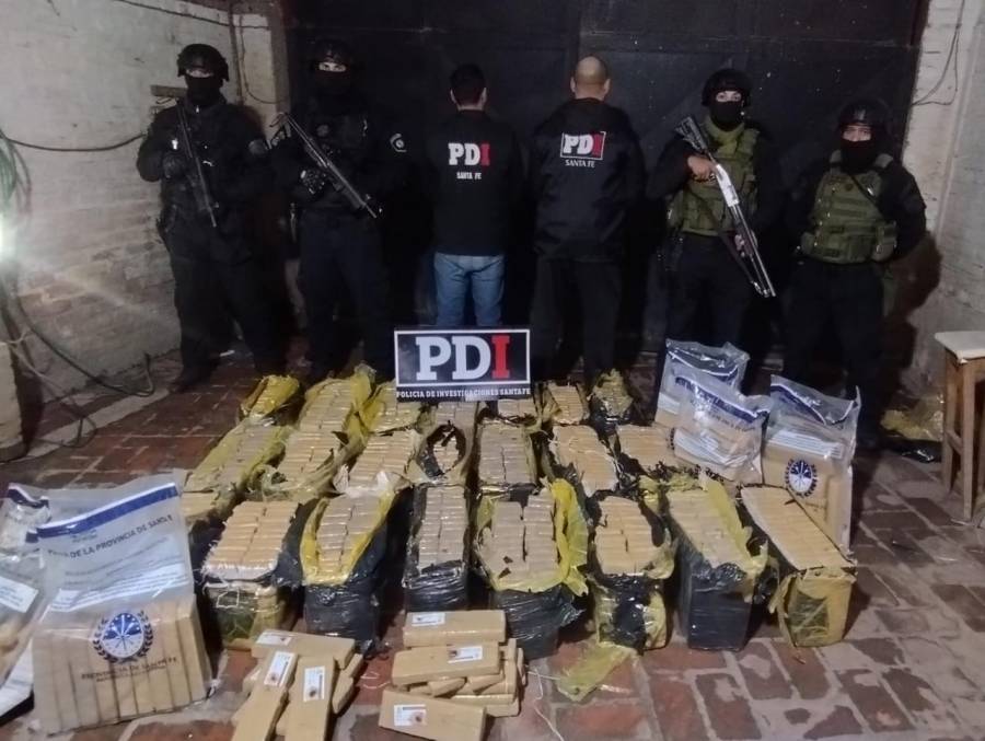 La PDI secuestró más de 500 kilos de marihuana en un allanamiento